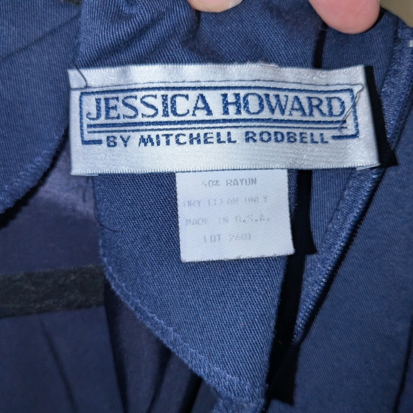 Jessica Howard Totally 80s Knee Length A-Line Garment Dress by Mitchell Rodbell - Picture 9 of 10
